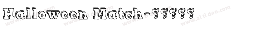 Halloween Match字体转换
